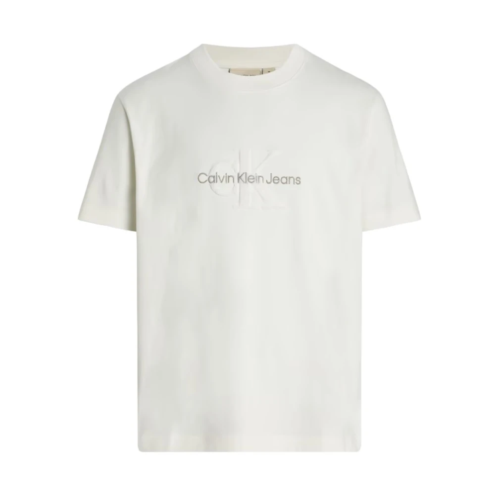 Calvin Klein Jeans Korte Mouw Jersey T-Shirt White Heren