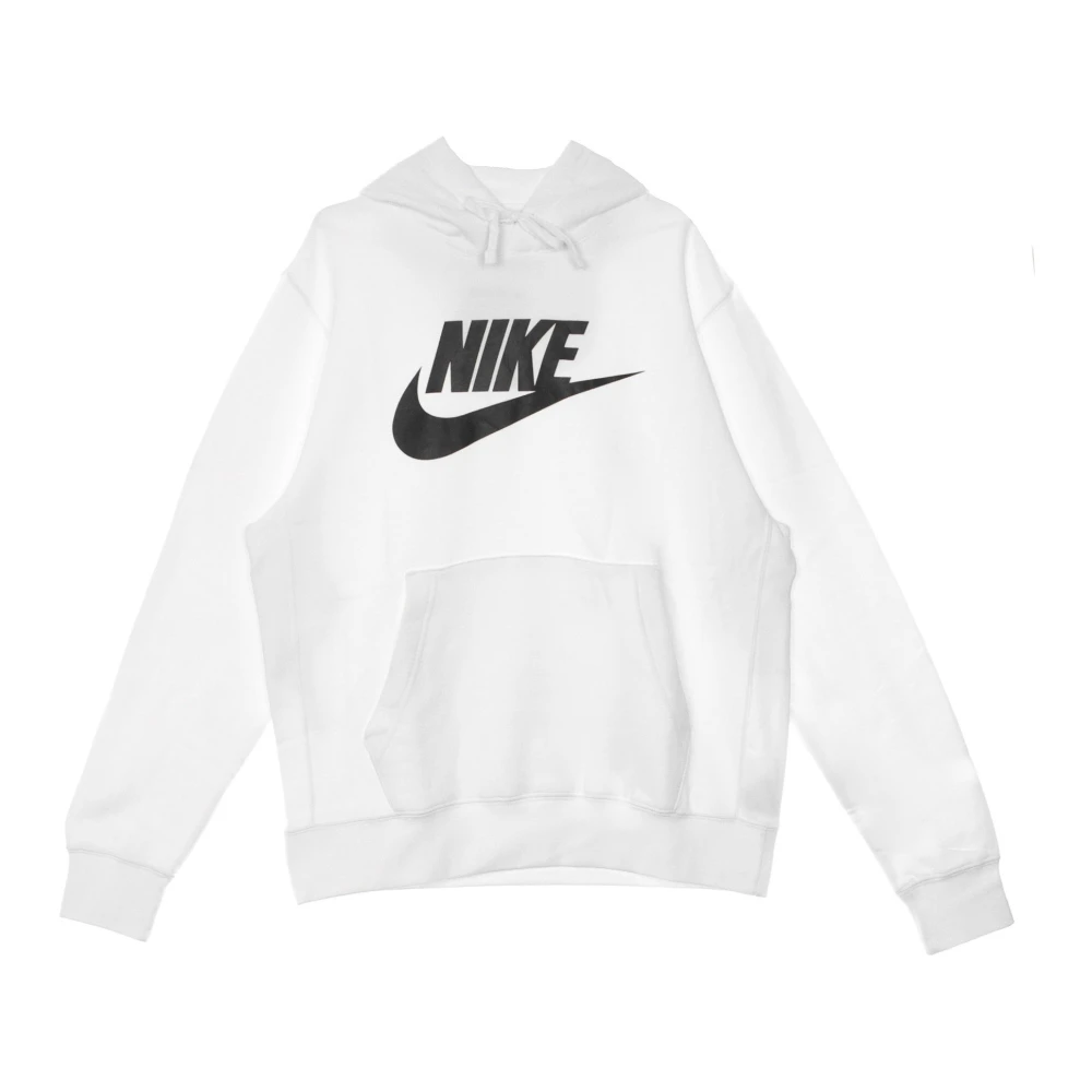 Nike Club Hoodie Streetwear White Heren