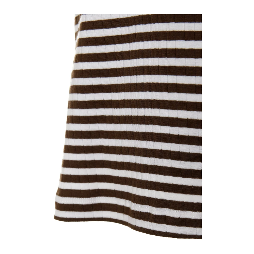 Munthe Gestreept T-shirt met pofmouwen Multicolor Dames