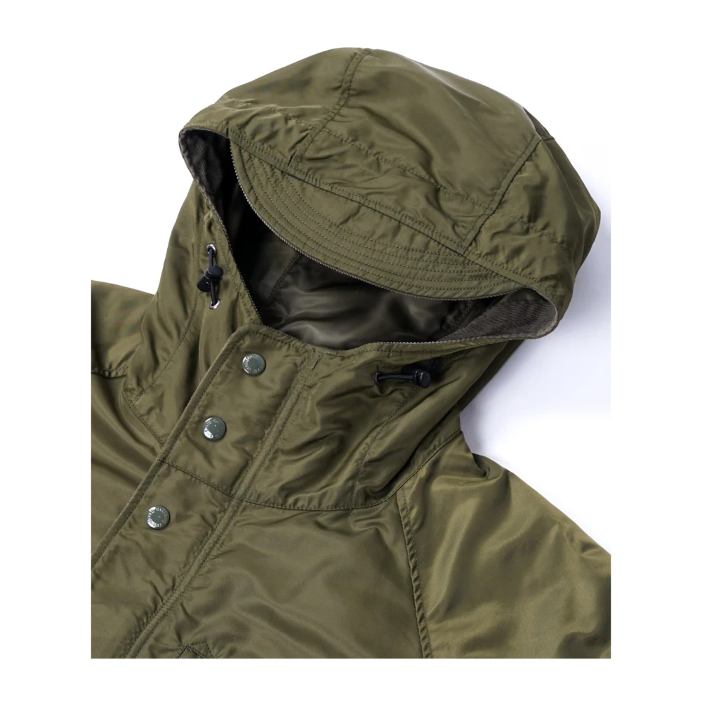 Engineered Garments Field Parka Flight Satin Nylon Green Heren