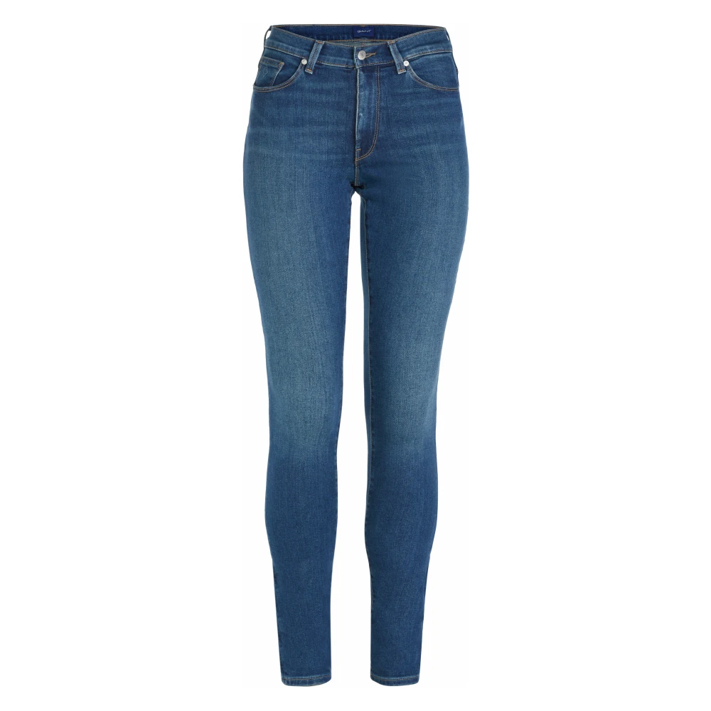 Gant - Skinny Stretch Jeans - Jeans - Damen - Blau - W25 L34 - Bild 3