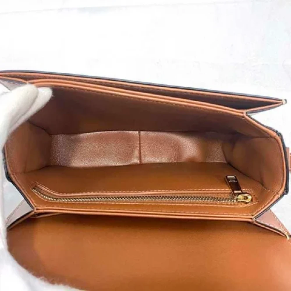 Celine Vintage Pre-owned Plastic celine-bags Brown Dames