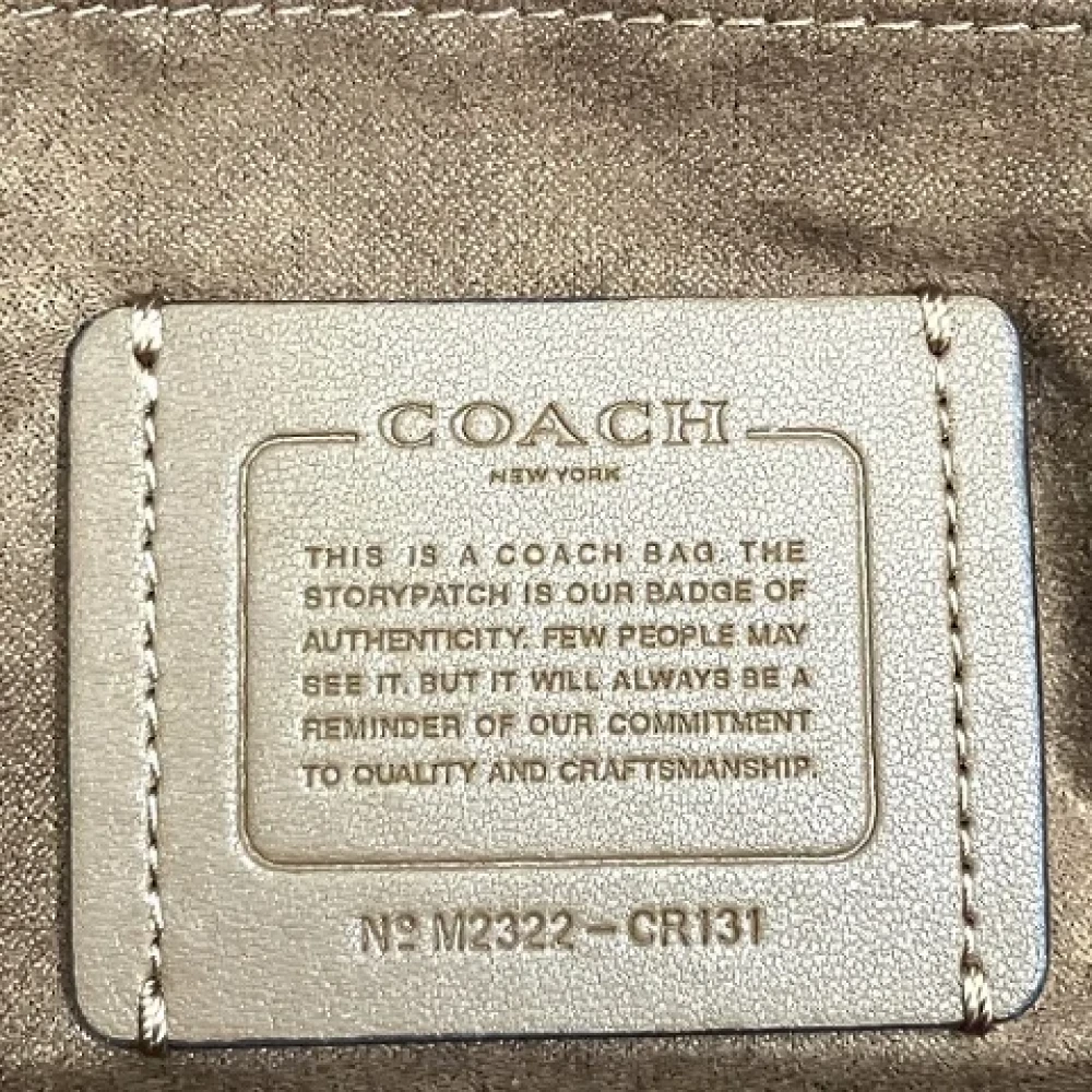 Coach Pre-owned Canvas shoulder-bags Green Dames