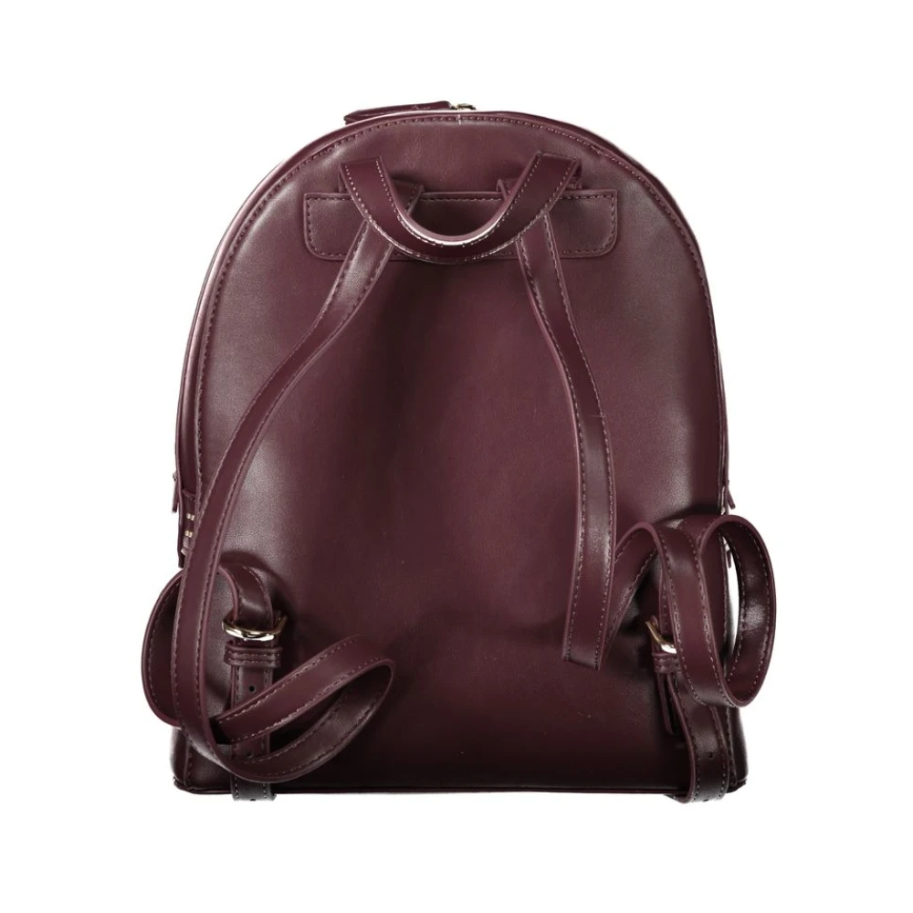 Valentino by Mario Valentino Rode Polyethyleen Rugzak Red Dames