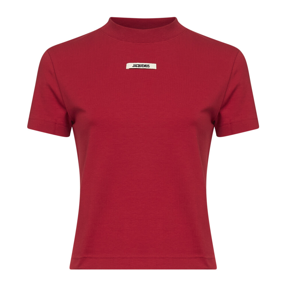 JACQUEMUS◆長袖Tシャツ/XXS/コットン/RED/無地/24JS155-2031 Jacquemus long sleeve T t-shirt XXS cotton red plain 24JS155
