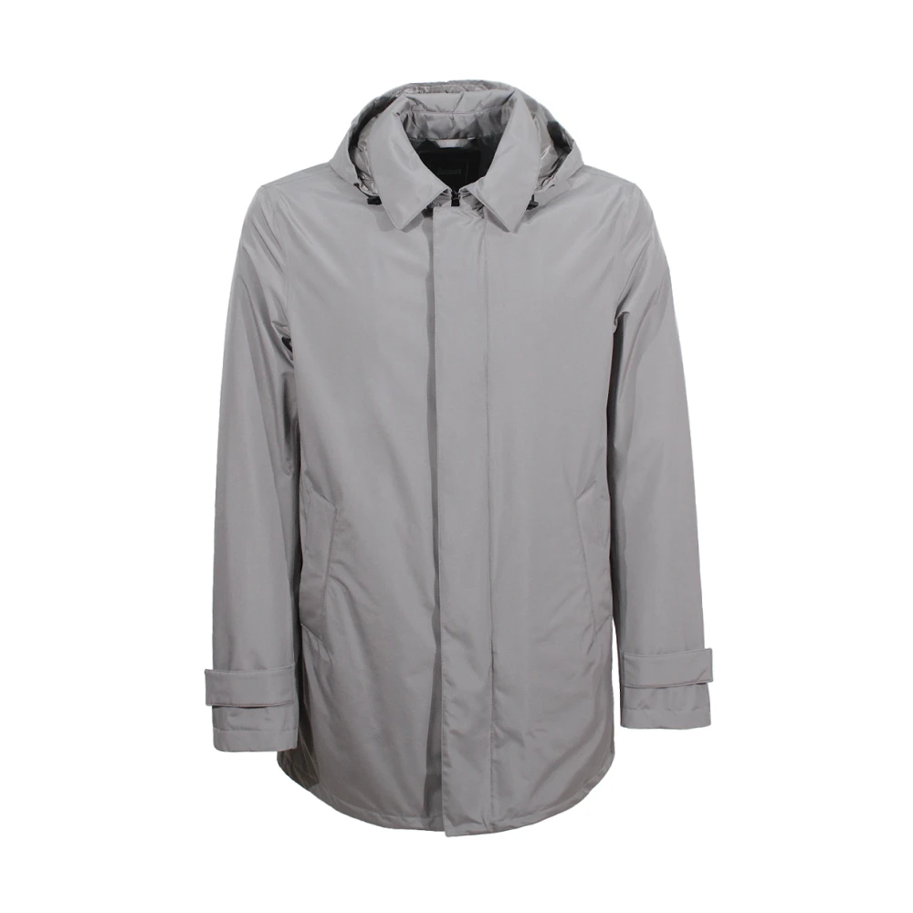 Herno Grijze Gore-Tex Jas Stijlvolle Jas Gray Heren