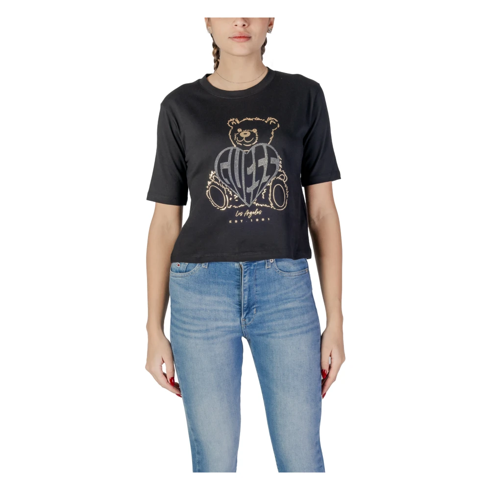 Guess - Tops > T-Shirts - Black - Guess - Modalova