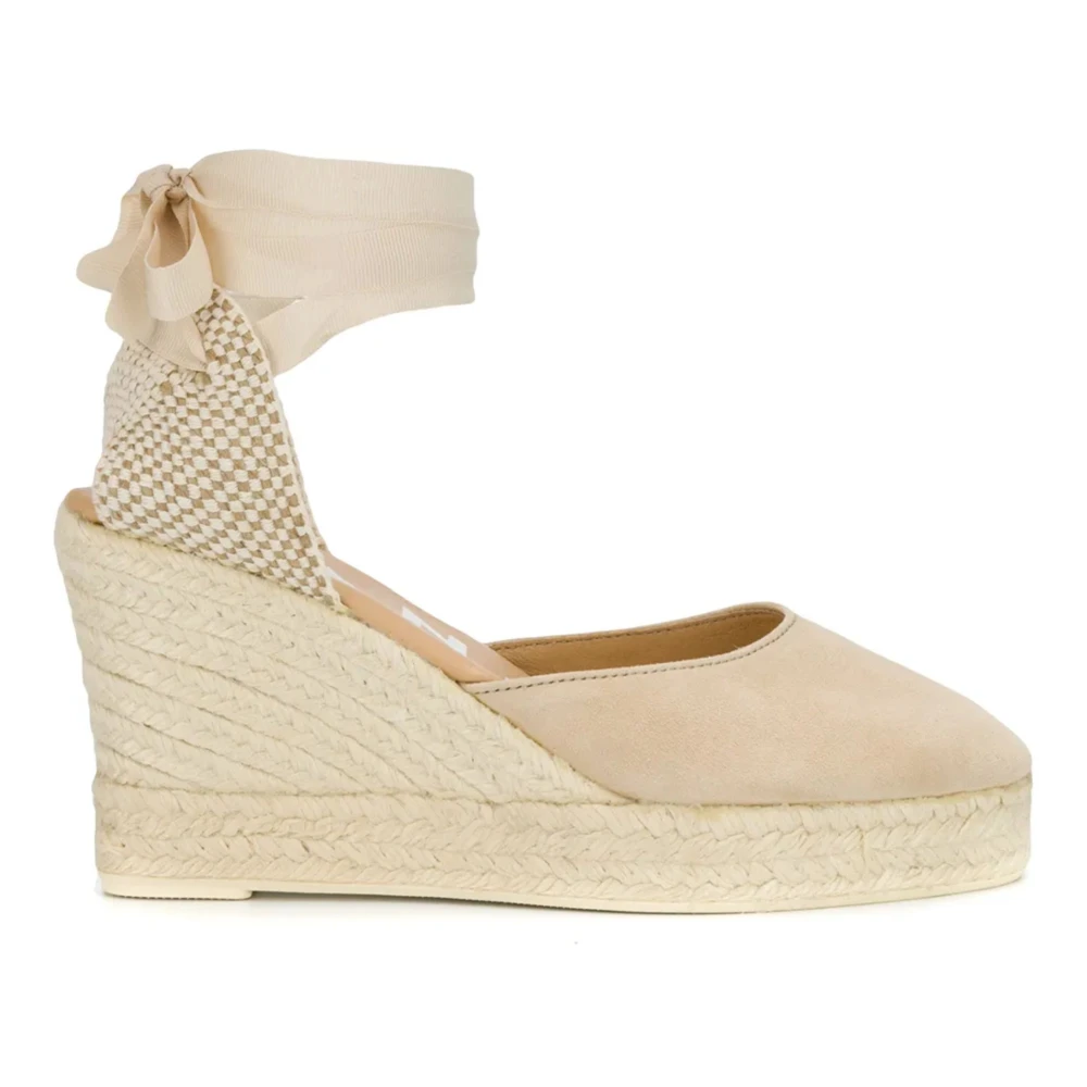Manebí Women's Beige Hamptons Wedge - Wedges - 6 Uk - Shoes