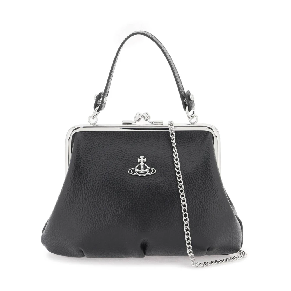 Vivienne Westwood Vintage Stijl Oma Handtas Black Dames