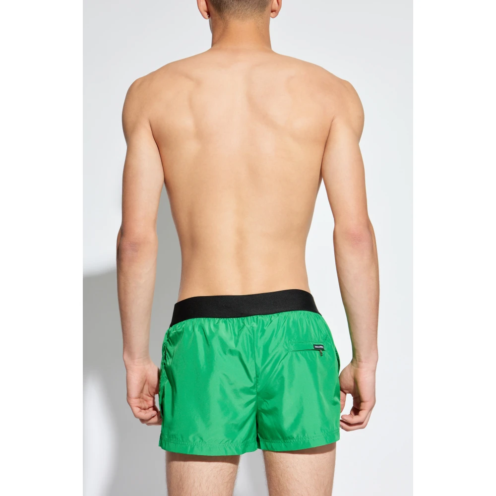 Dolce & Gabbana Zwembroek Green Heren