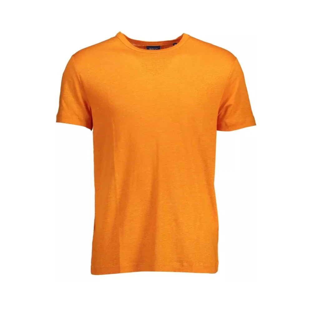 Gant Stiligt Orange Linne T-shirt Orange, Herr