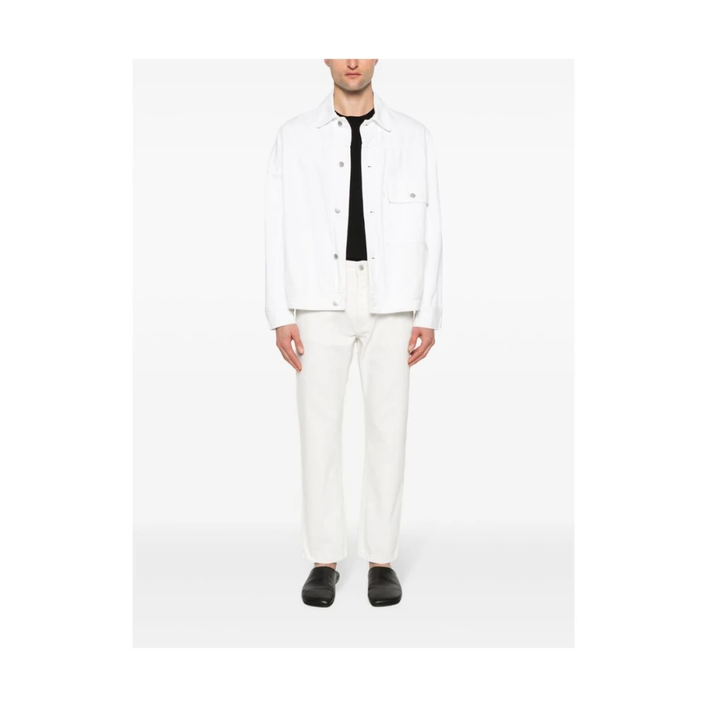 Studio Nicholson Straight Jeans White Heren