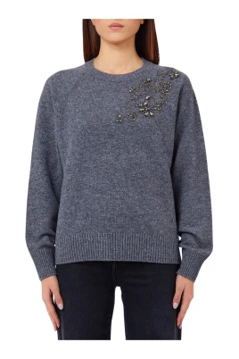 Ecs Maglia Chiusa M/L Ricamo
