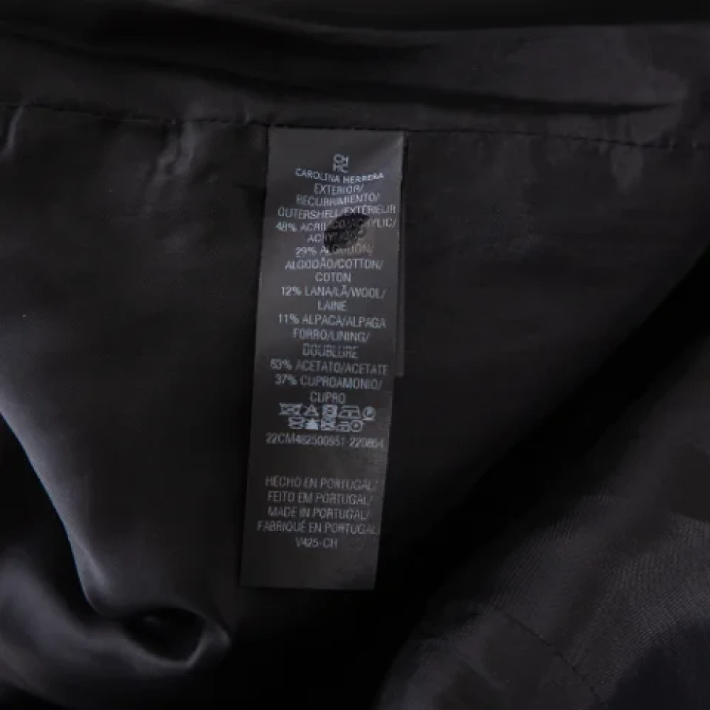 Carolina Herrera Pre-owned Fabric bottoms Black Dames