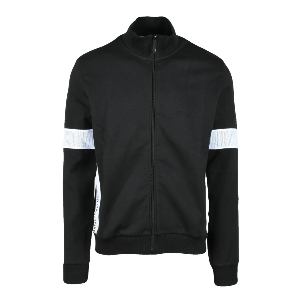Bikkembergs Katoenmix Stijlvolle Sweater Black Heren