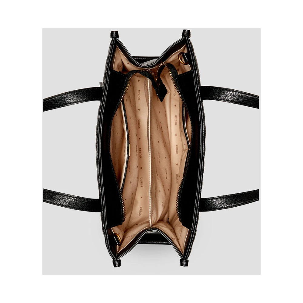 Guess Silvana 2 Compartiment Tote Tas Black Dames