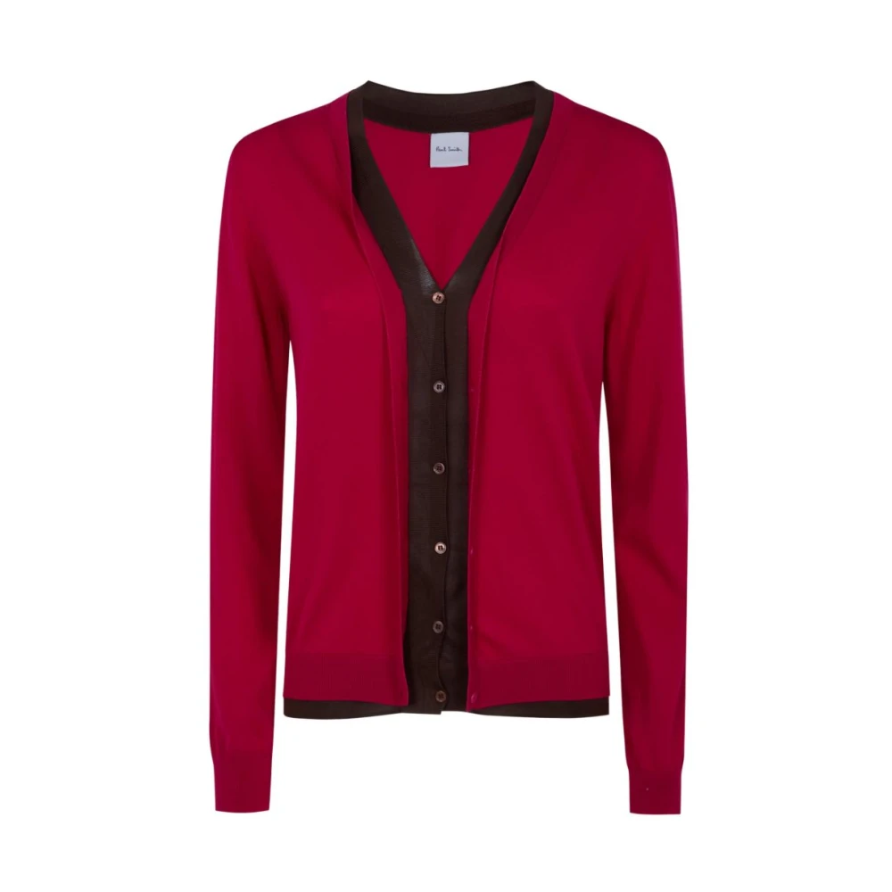 Paul Smith Mujer Cárdigan Con Cuello En V Y Capas