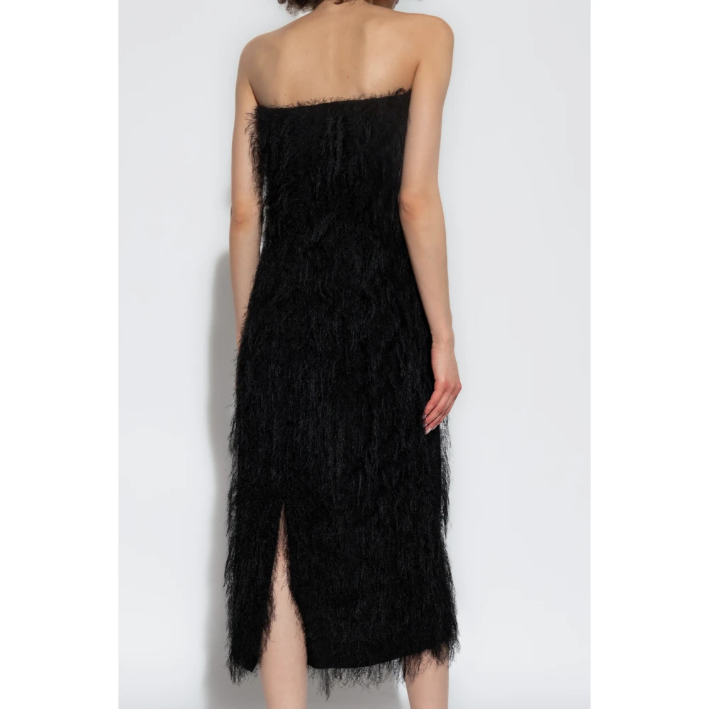 Salvatore Ferragamo Off-shoulder jurk Black Dames