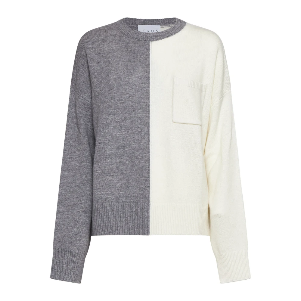 Kaos Stijlvolle Sweaters Collectie Gray Dames