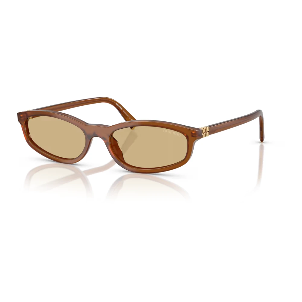 Miu Miu Women's Brown Sunglasses, 54 Mm, Irregular Sunglasses