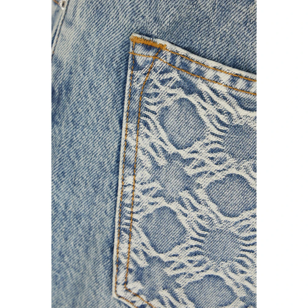 Amiri MA Quad High Rise Wide Jean Blue Dames