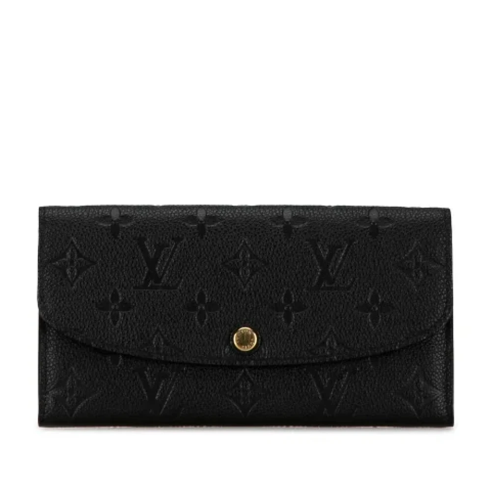 Louis Vuitton Vintage Pre-owned Leather wallets Black Dames