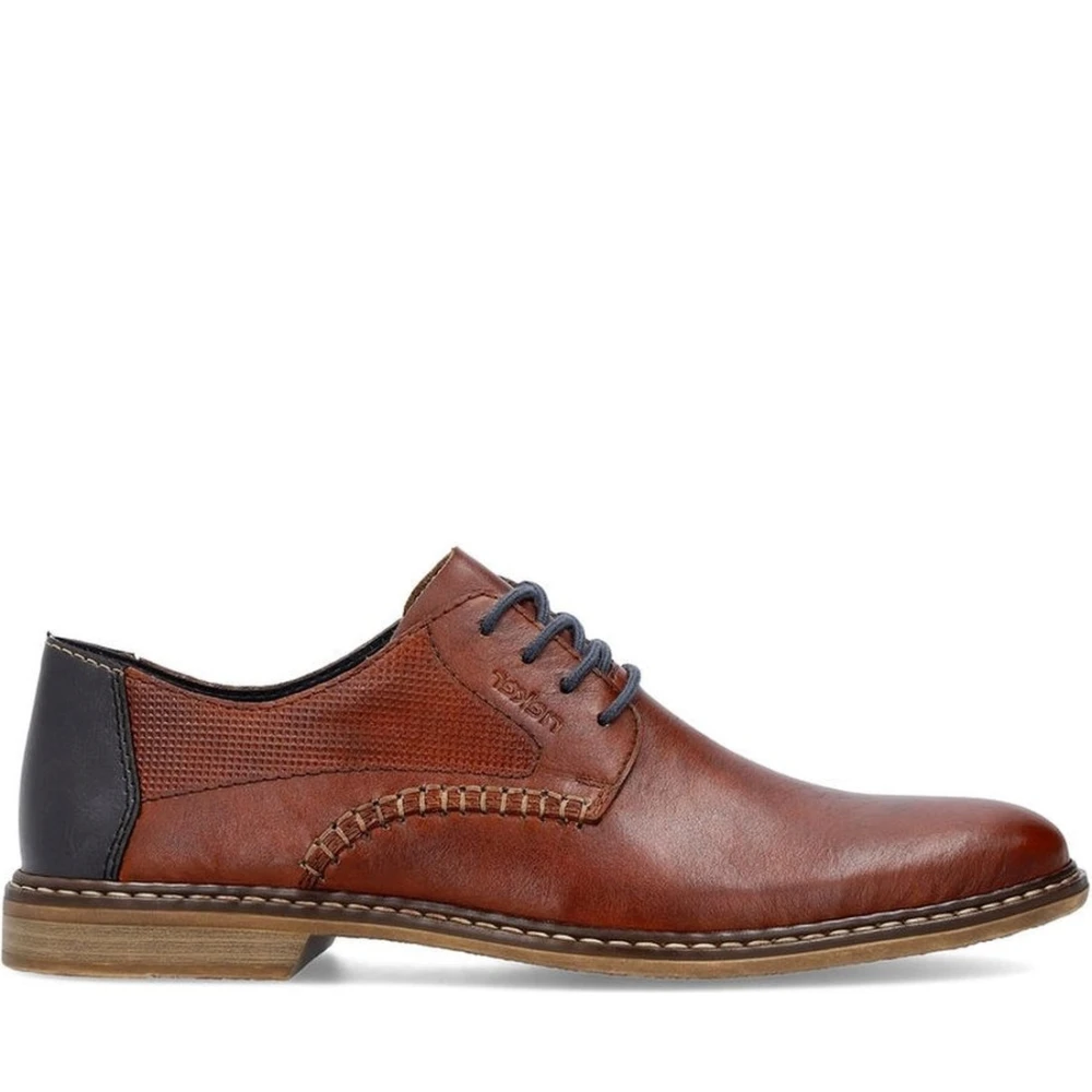 Rieker Brown Dress Shoes, Male, 9 Uk, Classic Formal Business Shoes
