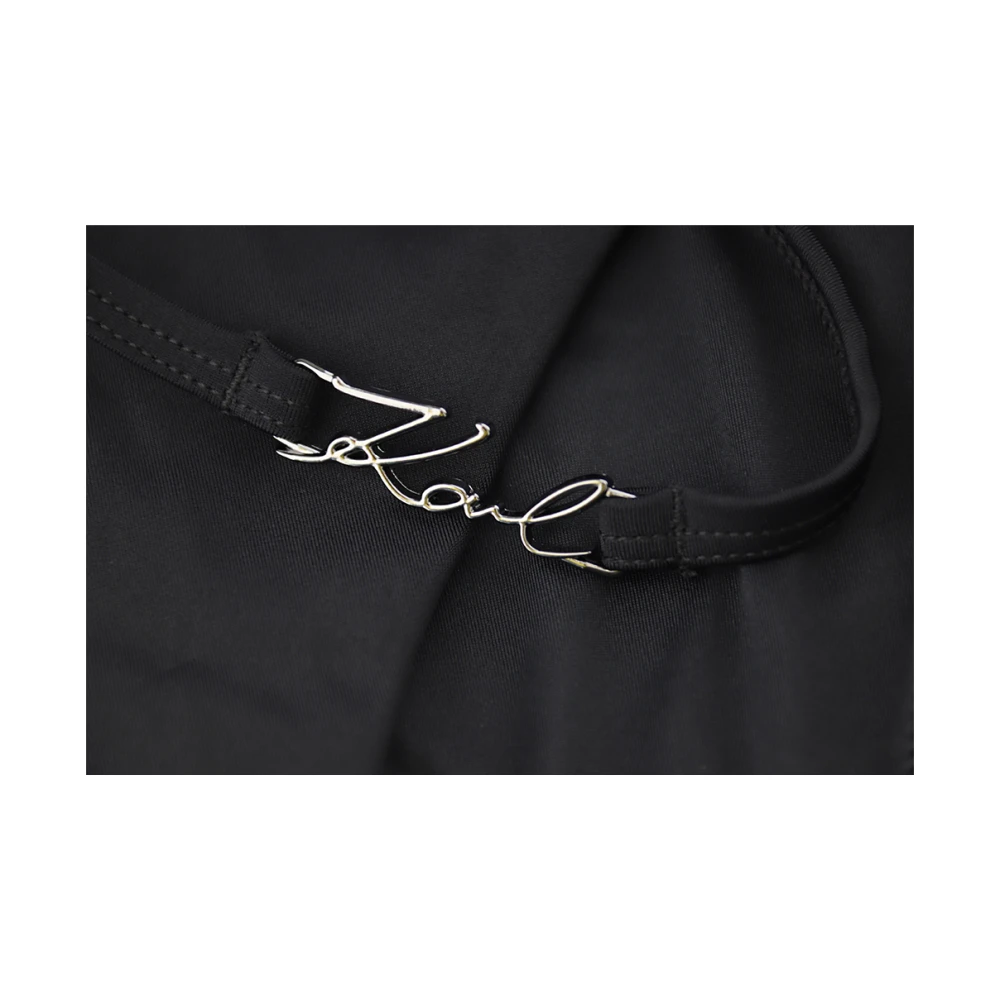 Karl Lagerfeld Handtekening Bikini Onderkant Black Dames