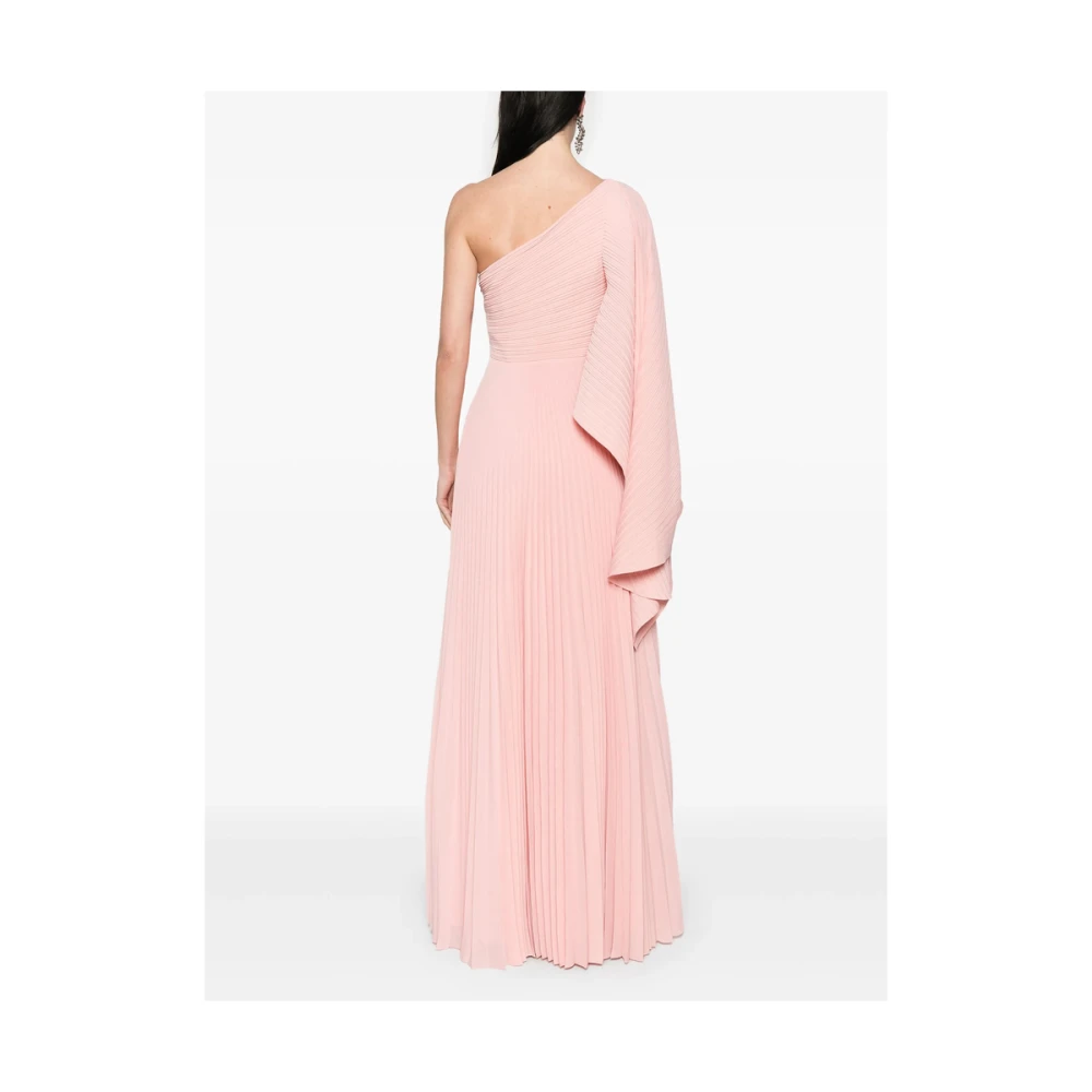Solace London Bubblegum Roze One-Shoulder Jurk Pink Dames