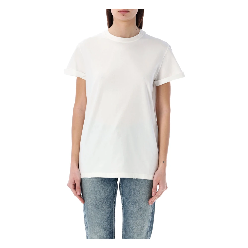 Golden Goose Versleten T-shirt White Dames