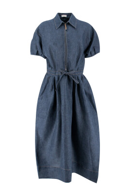 denim-linen-dress-with-half-zip-waist