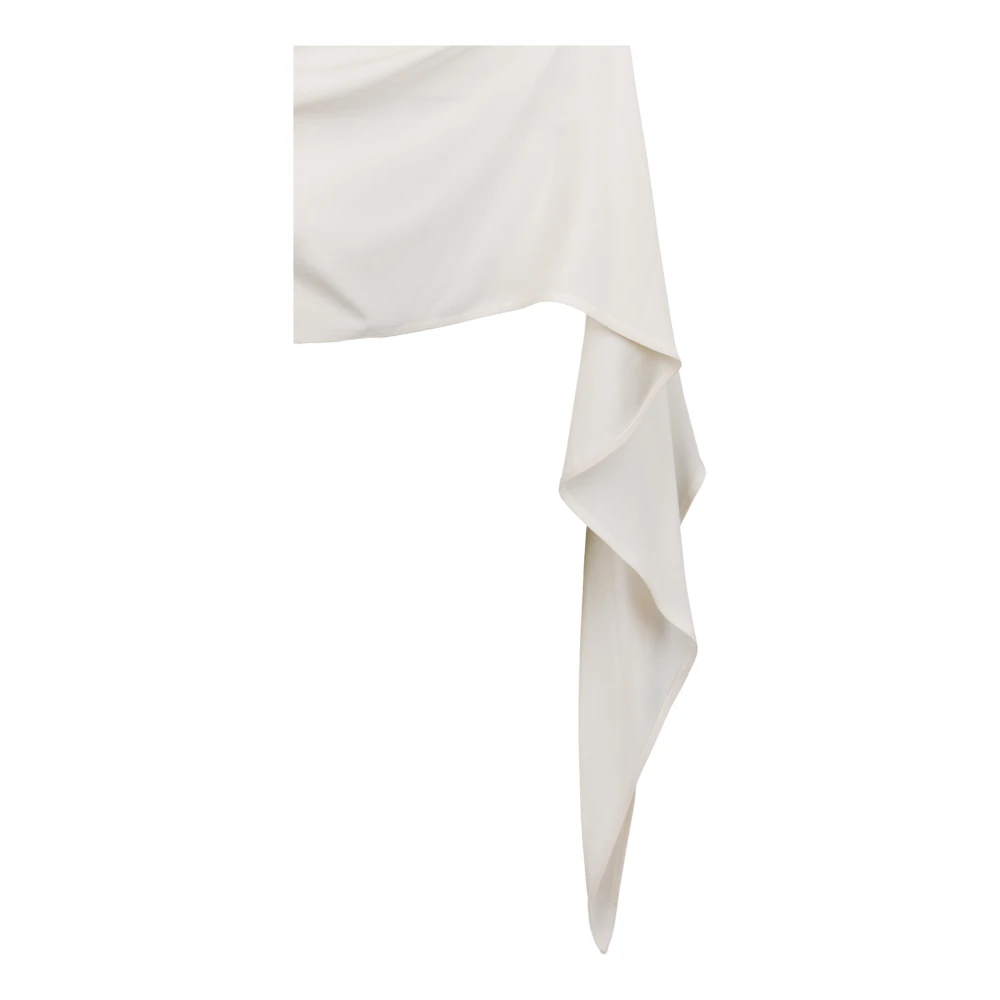 Elisabetta Franchi Korte Jurk met Rits en Haak Beige Dames