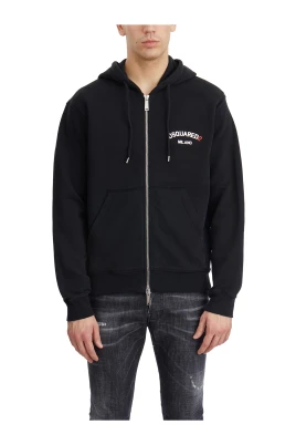 Hooded Zip-Up Sweater