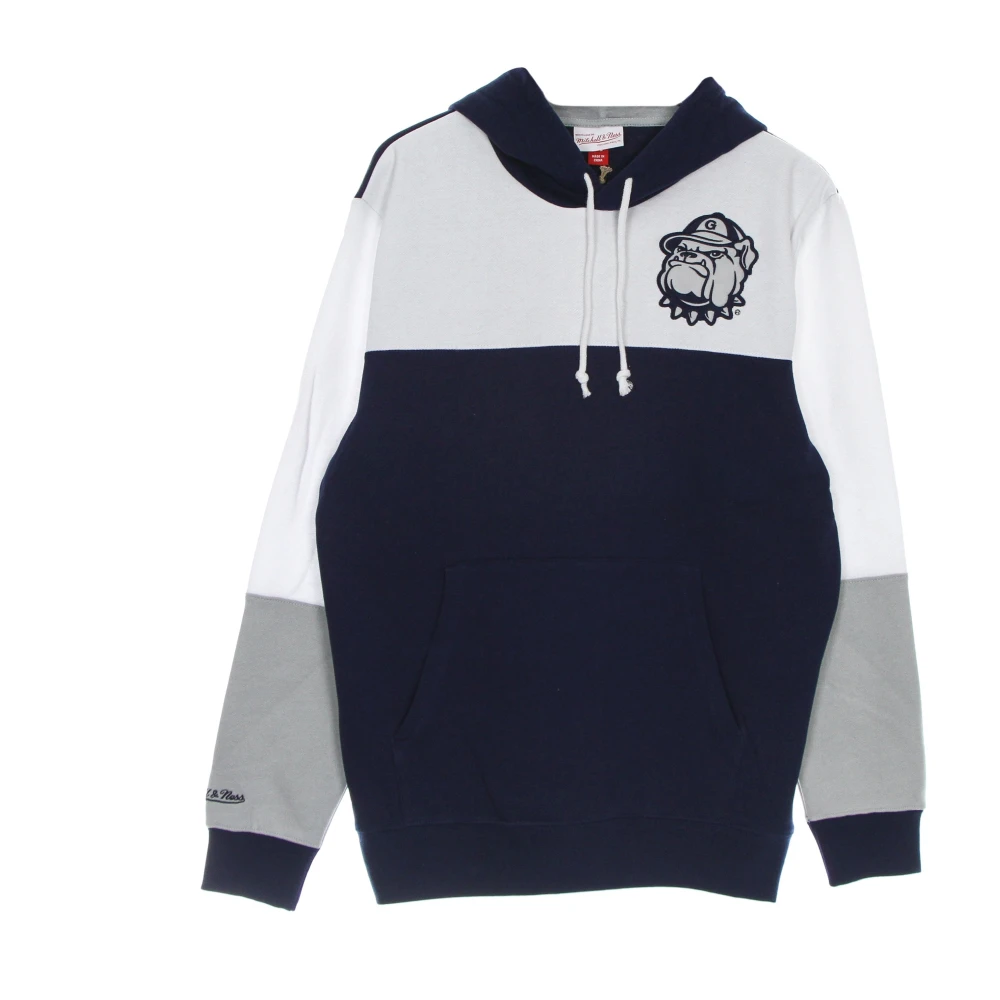 Mitchell & Ness Georgetown Hoyas Hoodie Navy Wit Multicolor Heren
