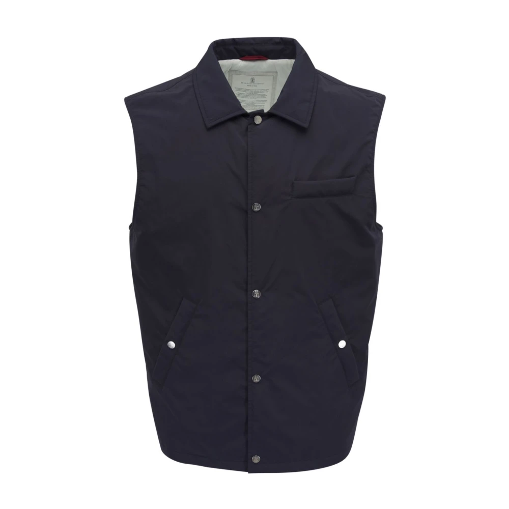Jackets > Vests - - Brunello Cucinelli - Modalova