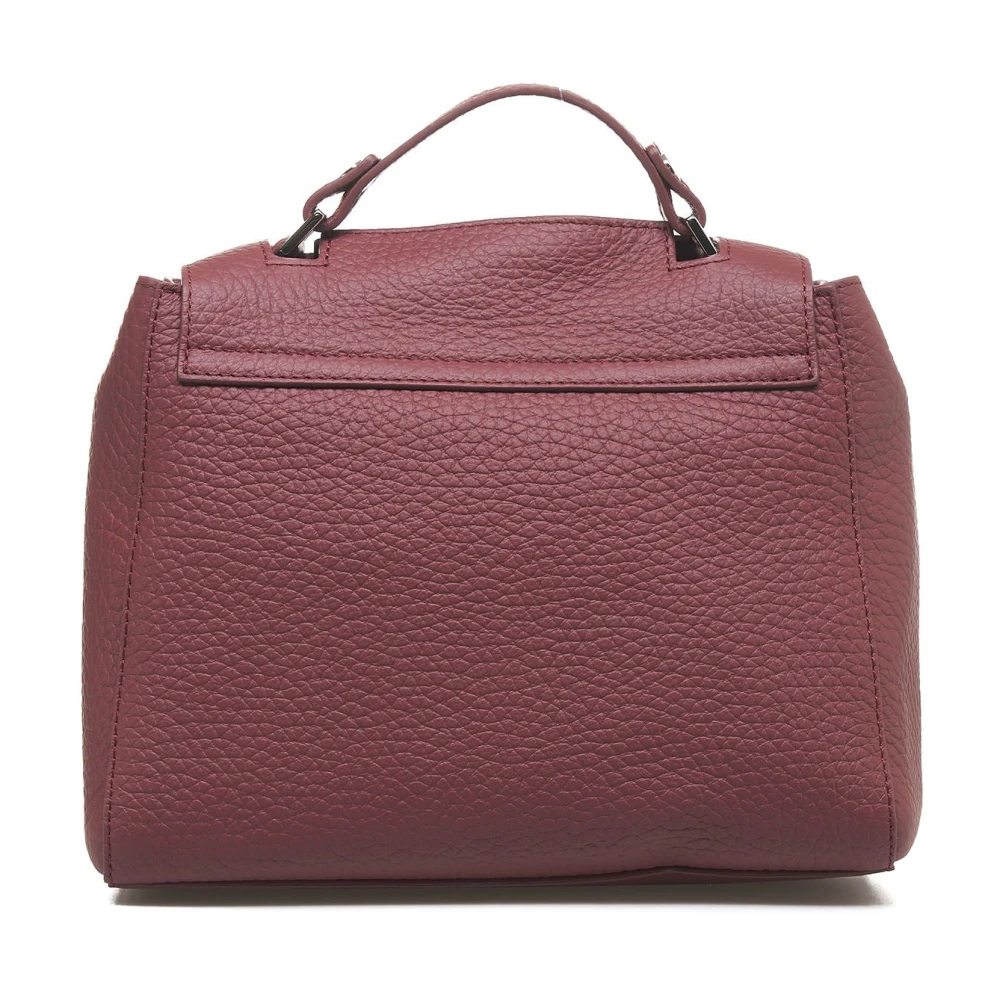 Orciani Rode leren handtas Sveva Soft Small Red Dames