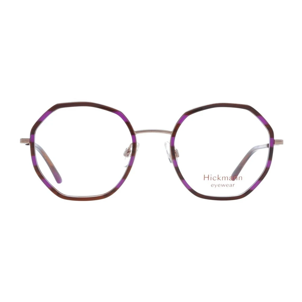 Ana Hickmann Paarse ronde optische monturen met demo lenzen Purple Dames