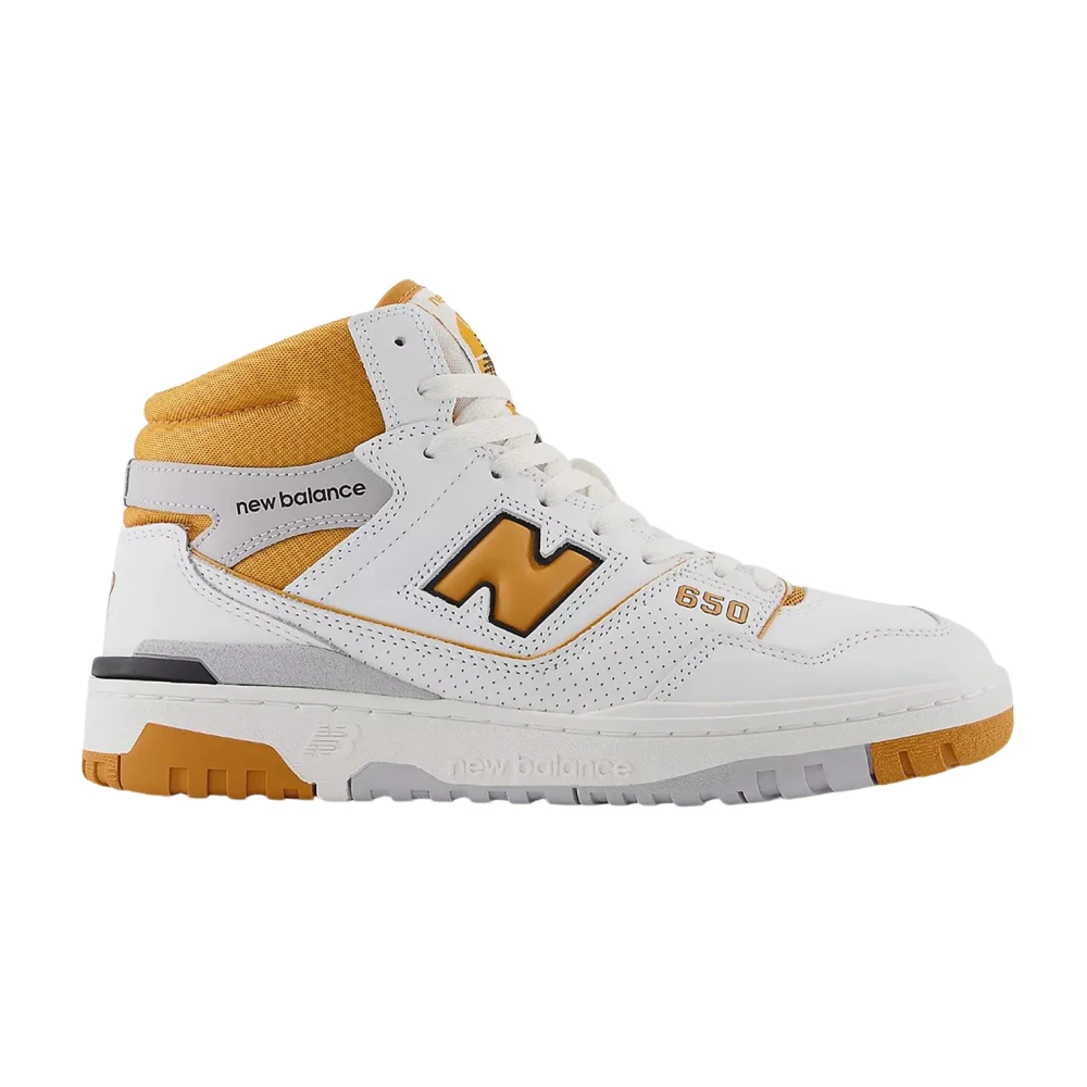 New Balance Men's Orange Sneakers, 9 Uk, Leather Trainers