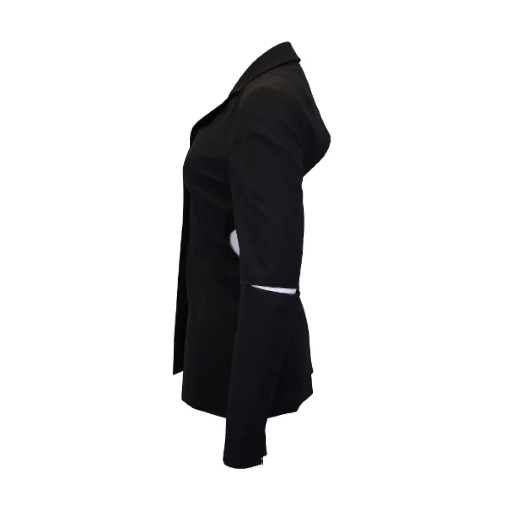 Jacquemus Pre-owned Wool outerwear Black Dames