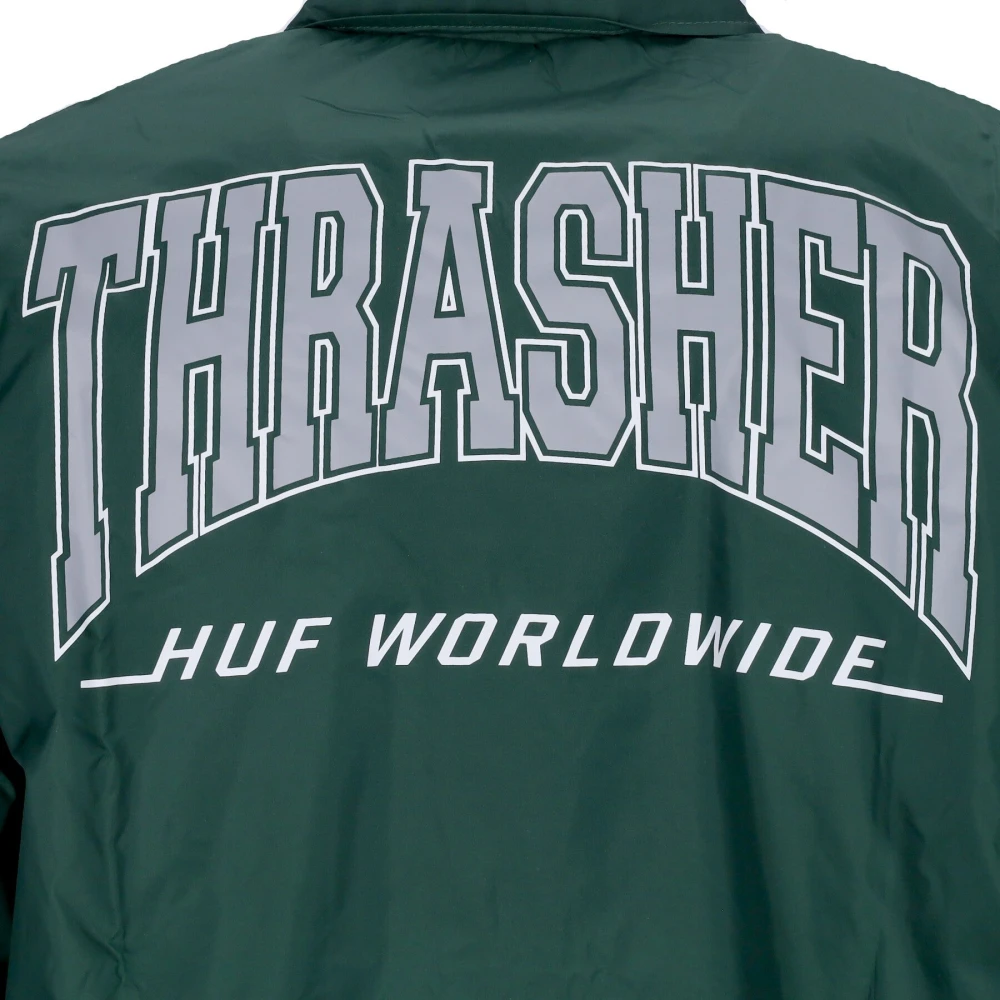 HUF Bosgroene Coachesjas met Thrasher Green Heren