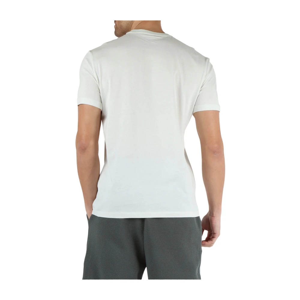 Armani Exchange Regular Fit Katoenen T-shirt White Heren