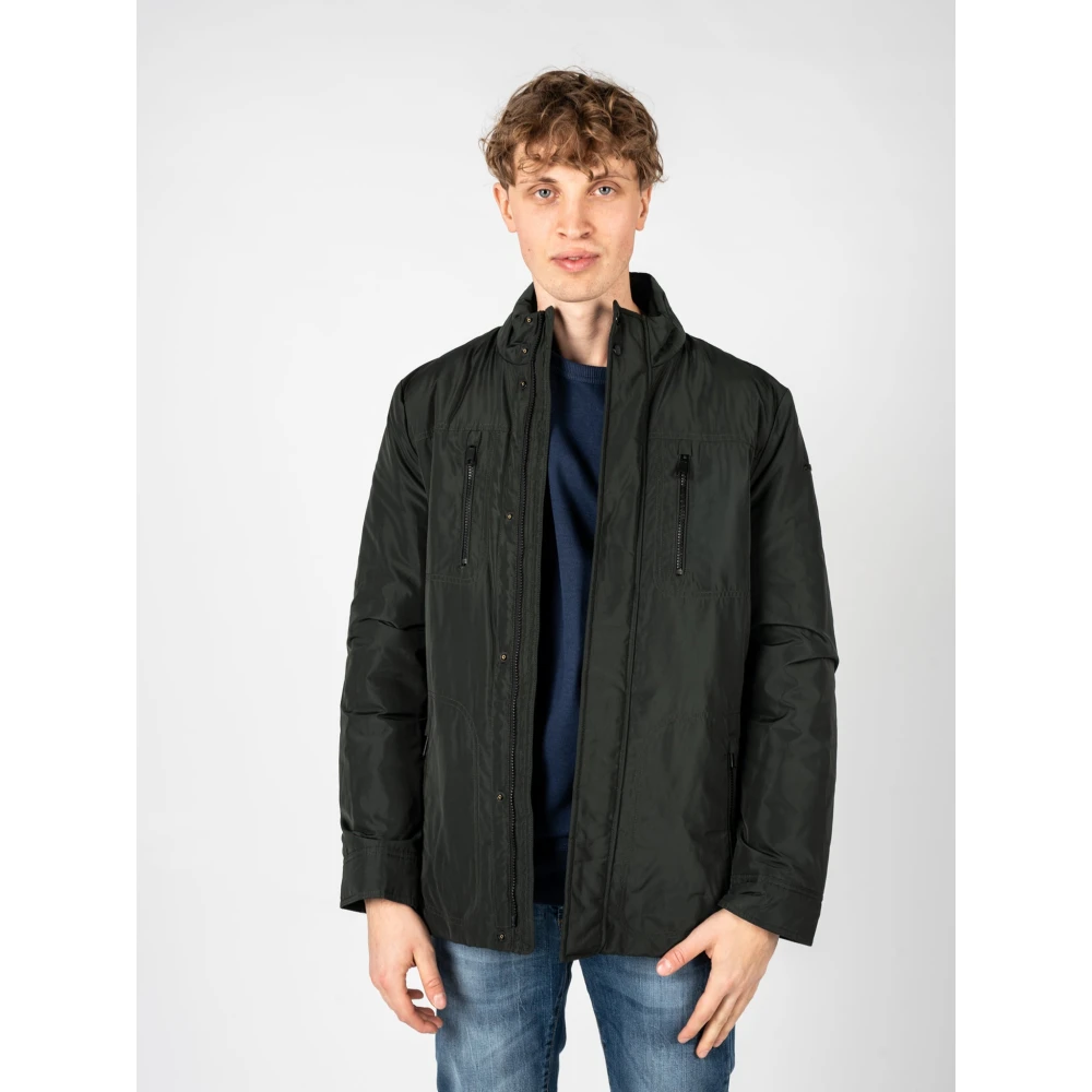 Geox Minimalistische Jas voor elke gelegenheid Green Heren