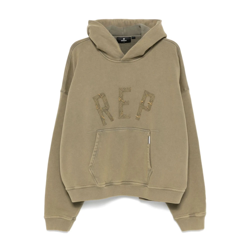 Represent Groene hoodie met logo Green Heren