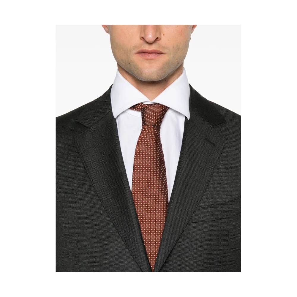Canali Slate Grey Wool Blazer Suit Gray Heren