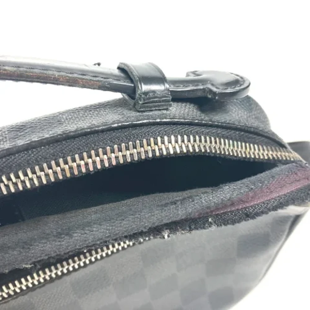 Louis Vuitton Vintage Pre-owned Cotton louis-vuitton-bags Black Dames