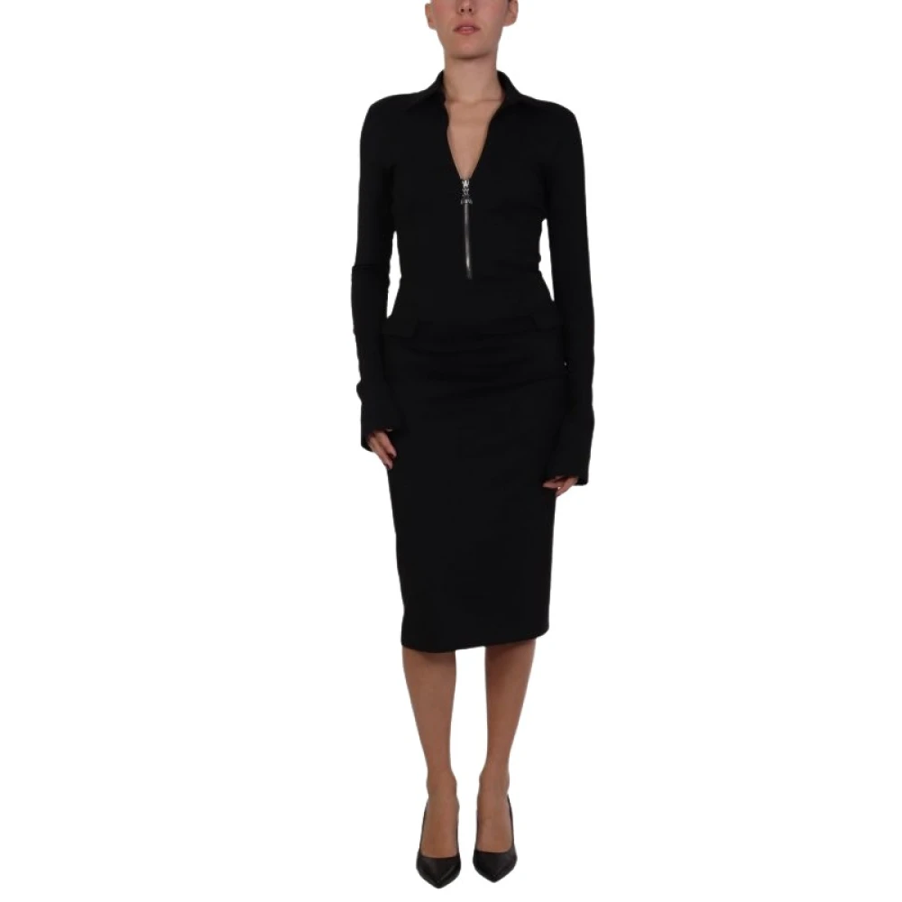 Patrizia Pepe Mujer Negro Vestidos, Talla: L