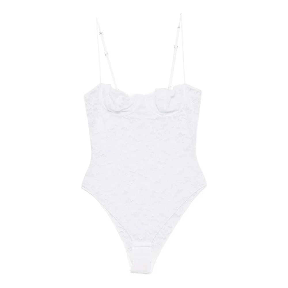 Oseree Vrouw Wit Badmode Dames, L, Bridal O Lover Balconette Maillot