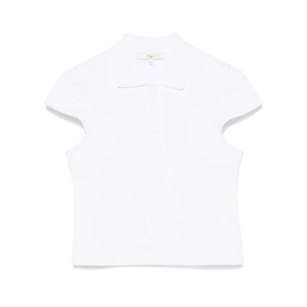 Tibi - Tops > Polo Shirts - White - Tibi - Modalova