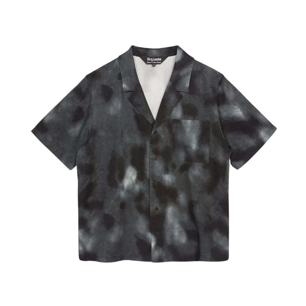 Juicy Couture Zwarte Abstracte Unisex Casual Shirt Blue Heren