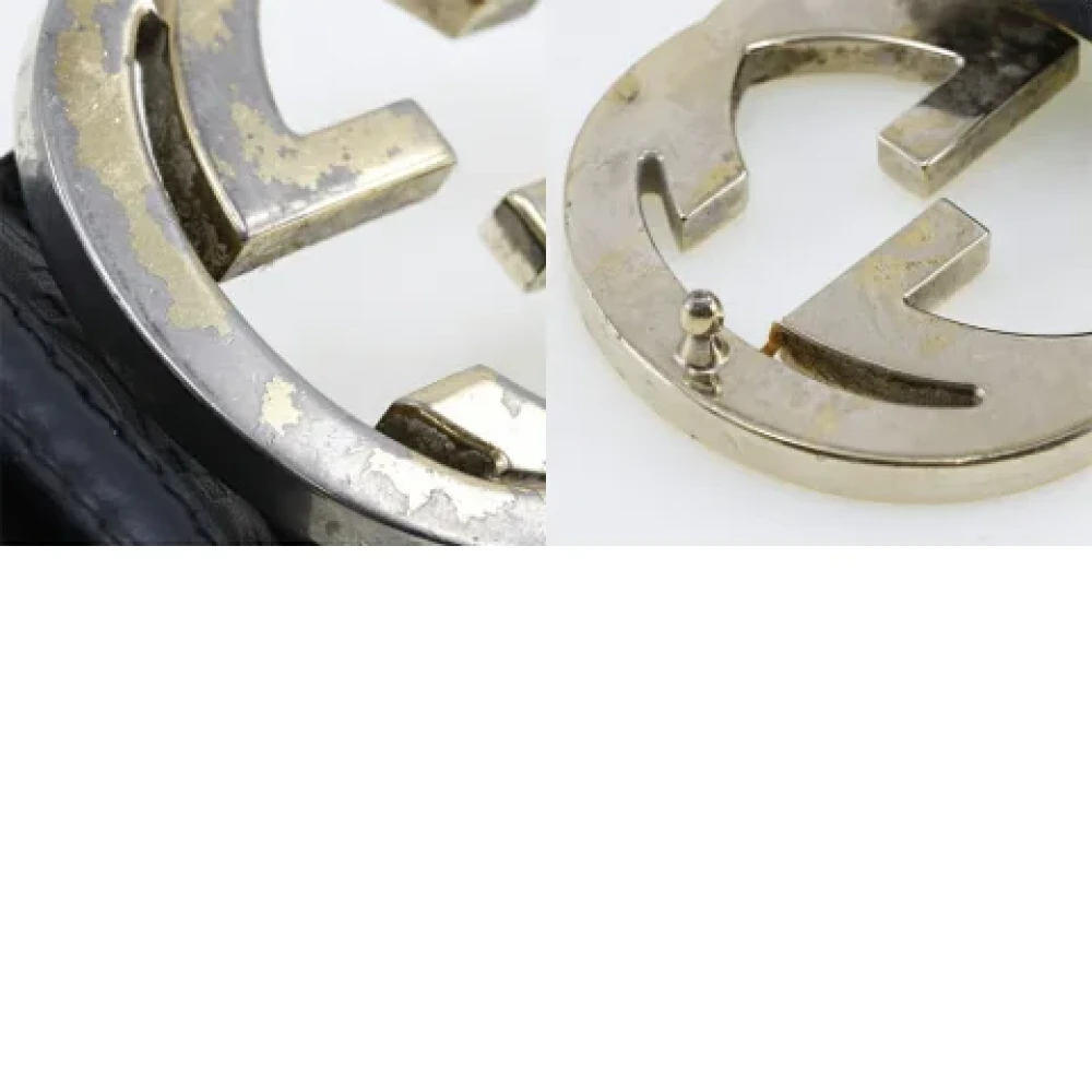 Gucci Vintage Pre-owned Leather belts Black Dames